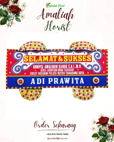 Papan Bunga Ucapan Selamat Mataraman
